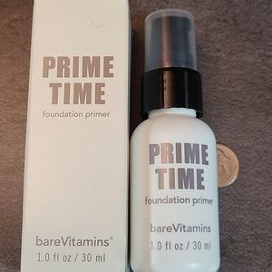Bare Escentuals BareVitamins Prime Time Foundation Primer Full Size 1fl oz